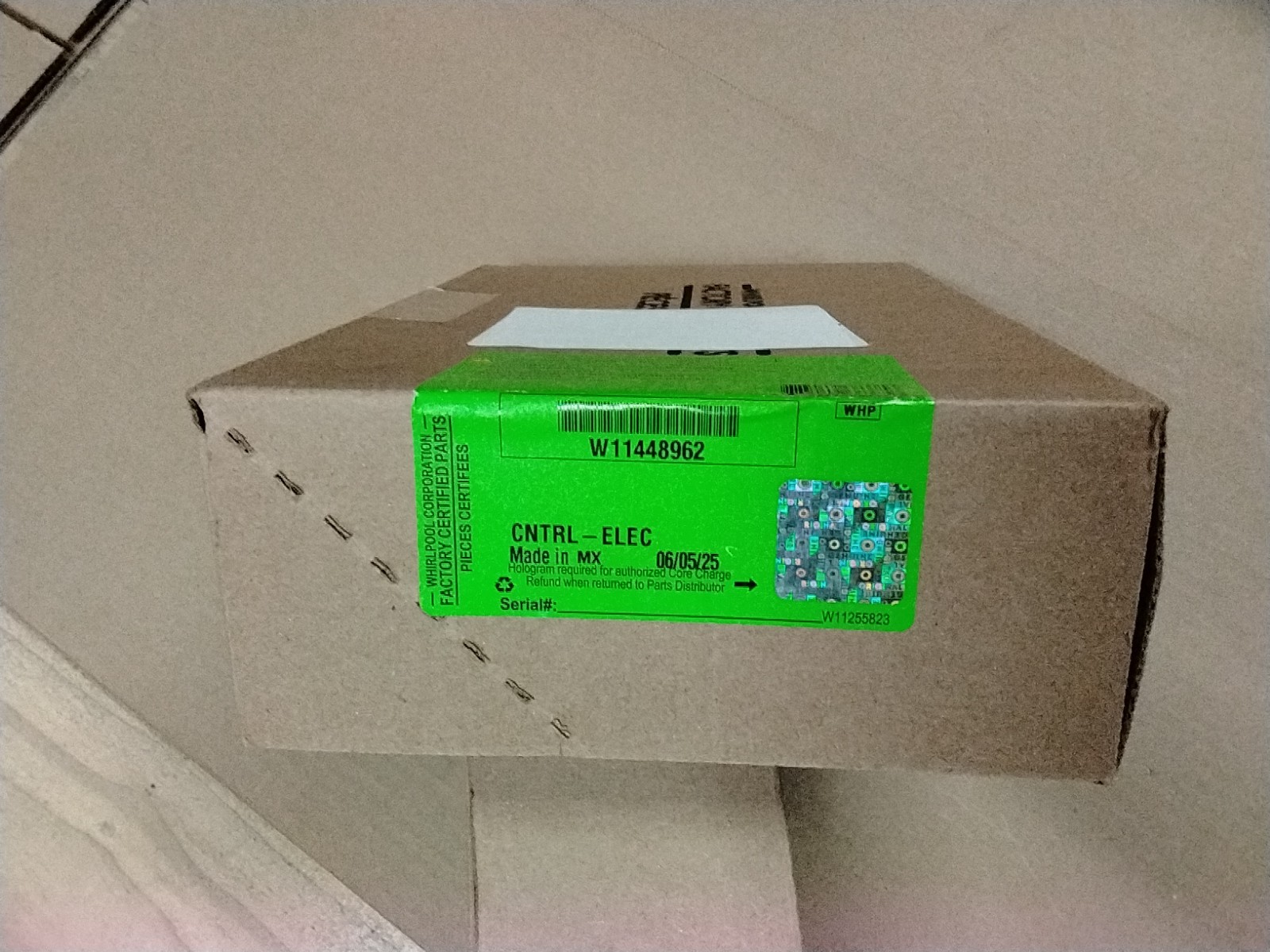 OEM Whirlpool W11448962 Range Control Board