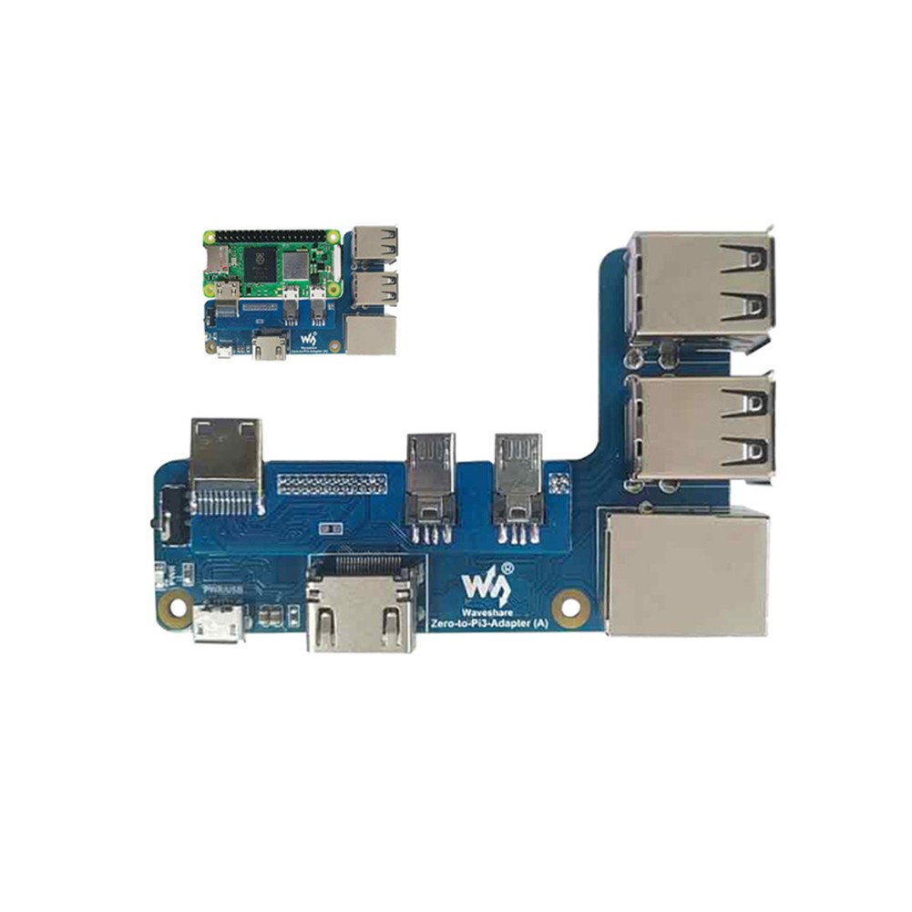 For Raspberry Pi Zero 2W Expansion Board Multi-USB Interface Ethernet Converter