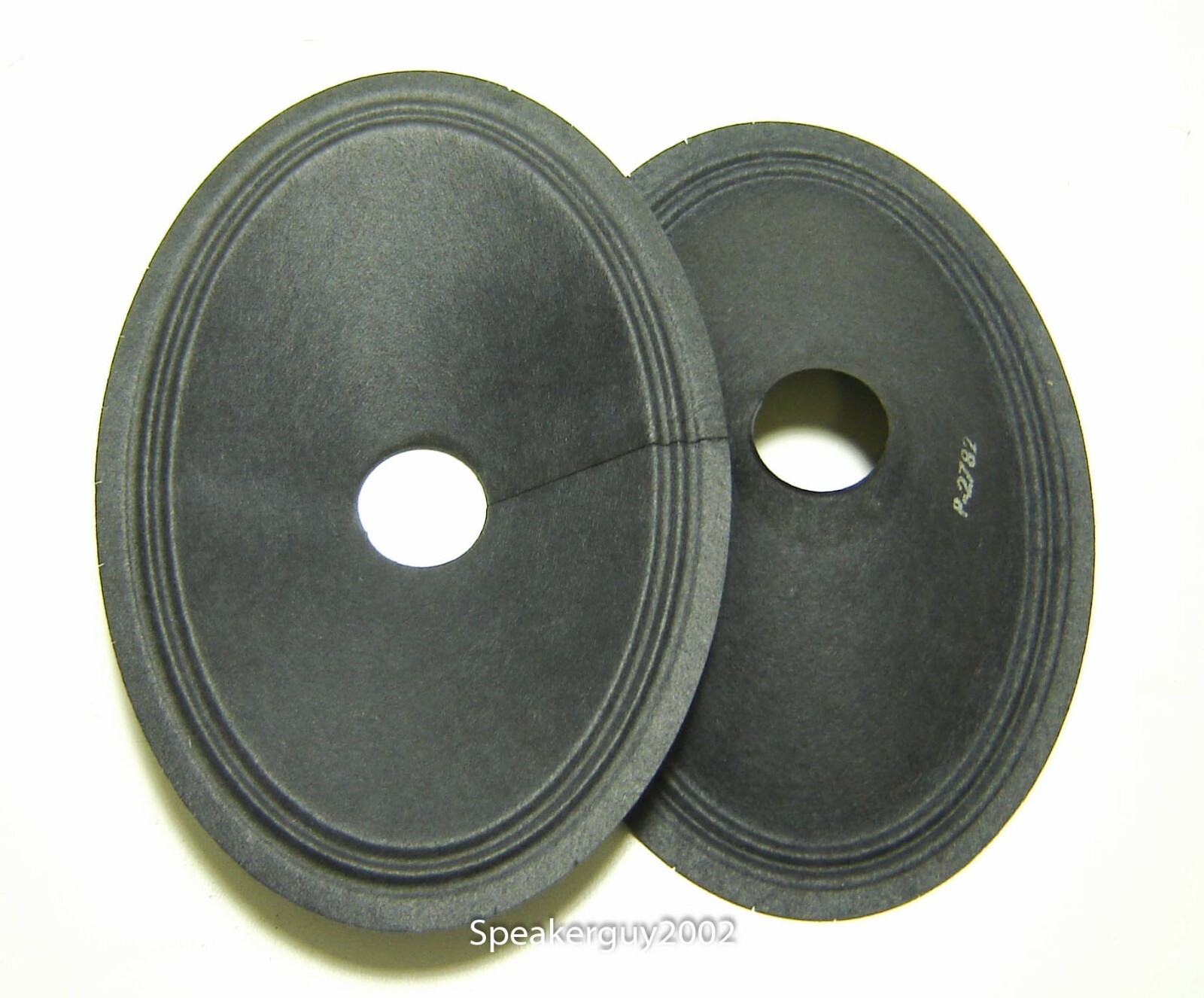 Pair Vintage 5"X7" Paper Cones - Speaker Parts - CP2782 -- CS