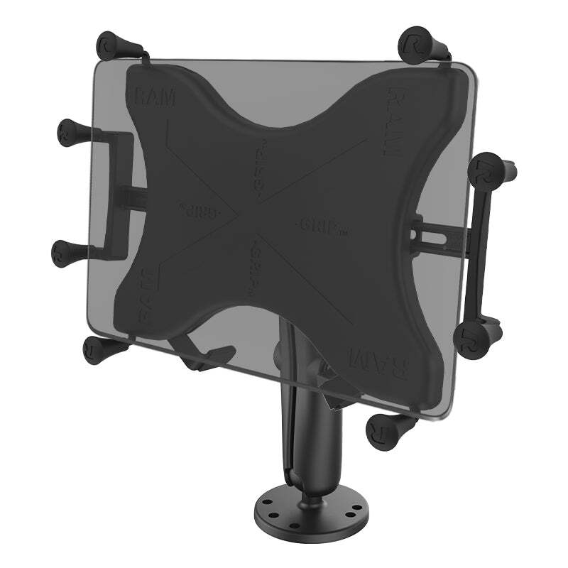 RAM-B-101-C-UN9U  RAM X-Grip Drill-Down Double Ball Mount for 9...