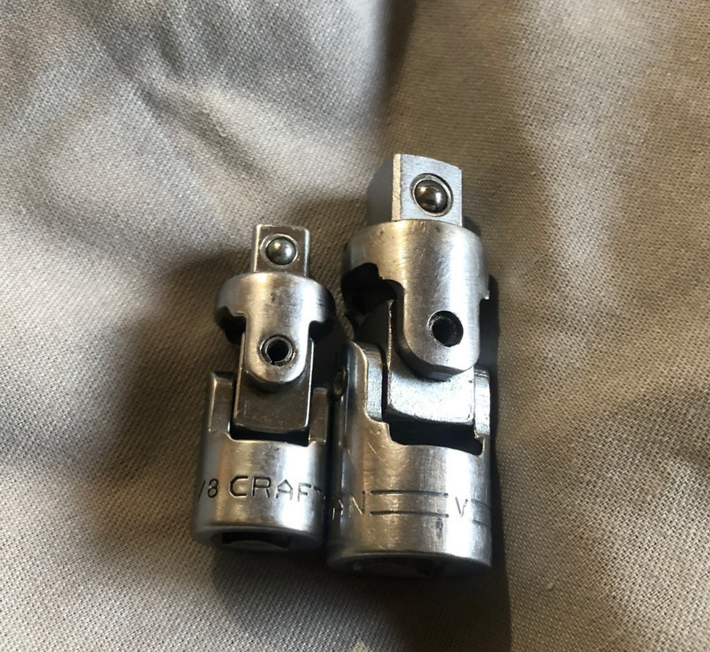 Craftsman USA 1/2" & 3/8" Universal Joint Socket Adapter =V= Series used