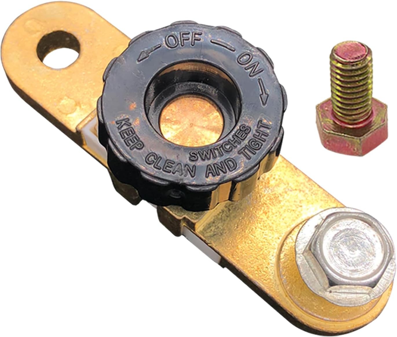 Ampper Side Post Battery Disconnect Switch 12V, Quick 1 Pack,