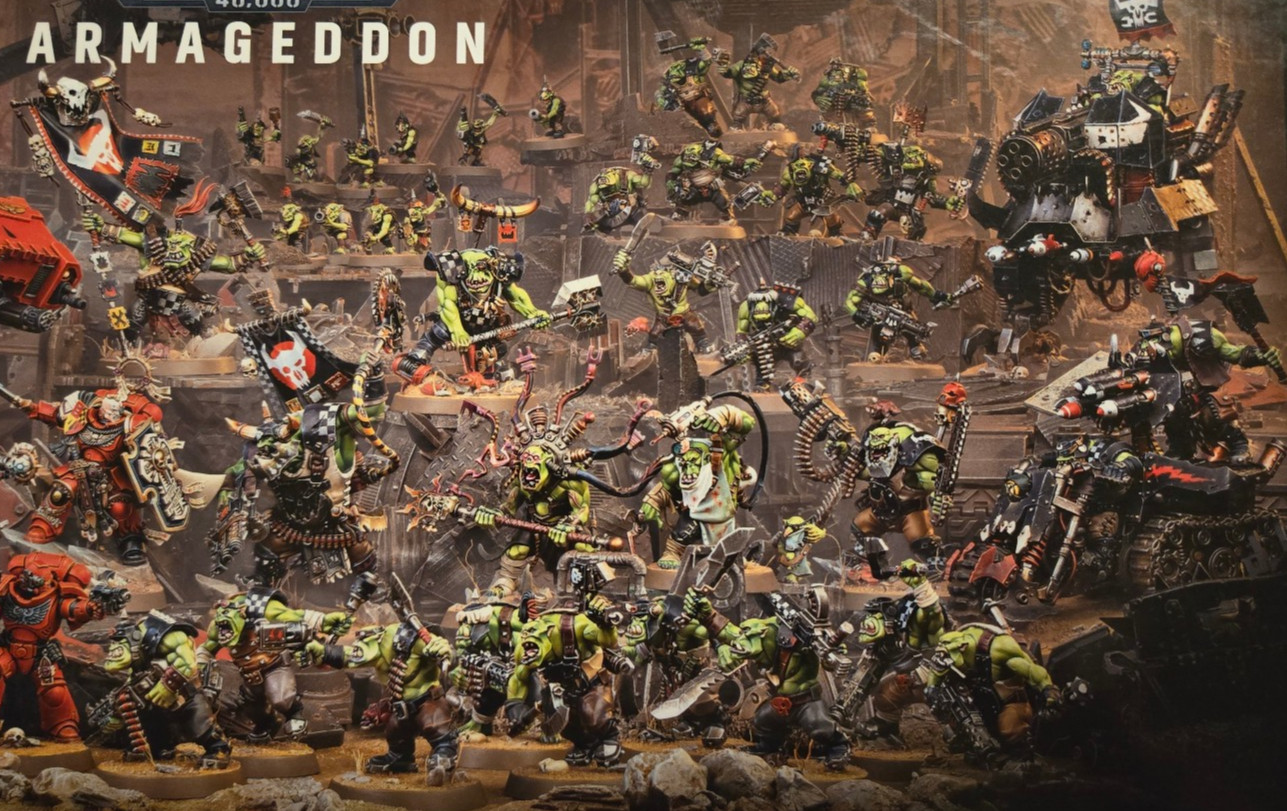 Warhammer 40k Armageddon Orks Multi-Listing New On Sprue