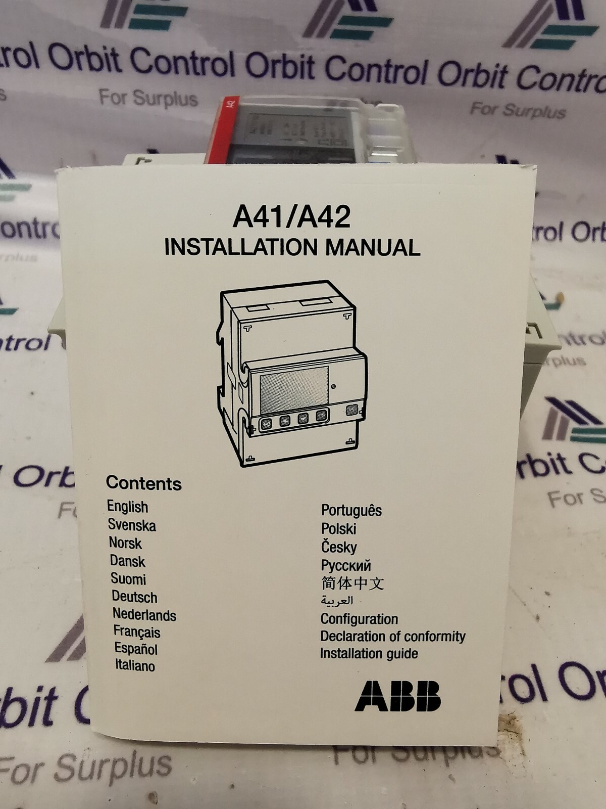 ABB A42 112-100 ELECTRICITY POWER METER 2CMA170510R1000