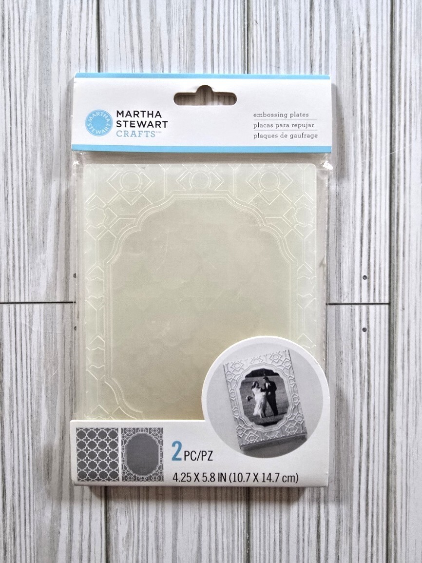 Martha Stewart Crafts 42-03013 Geometric Design Embossing Plates metalworking