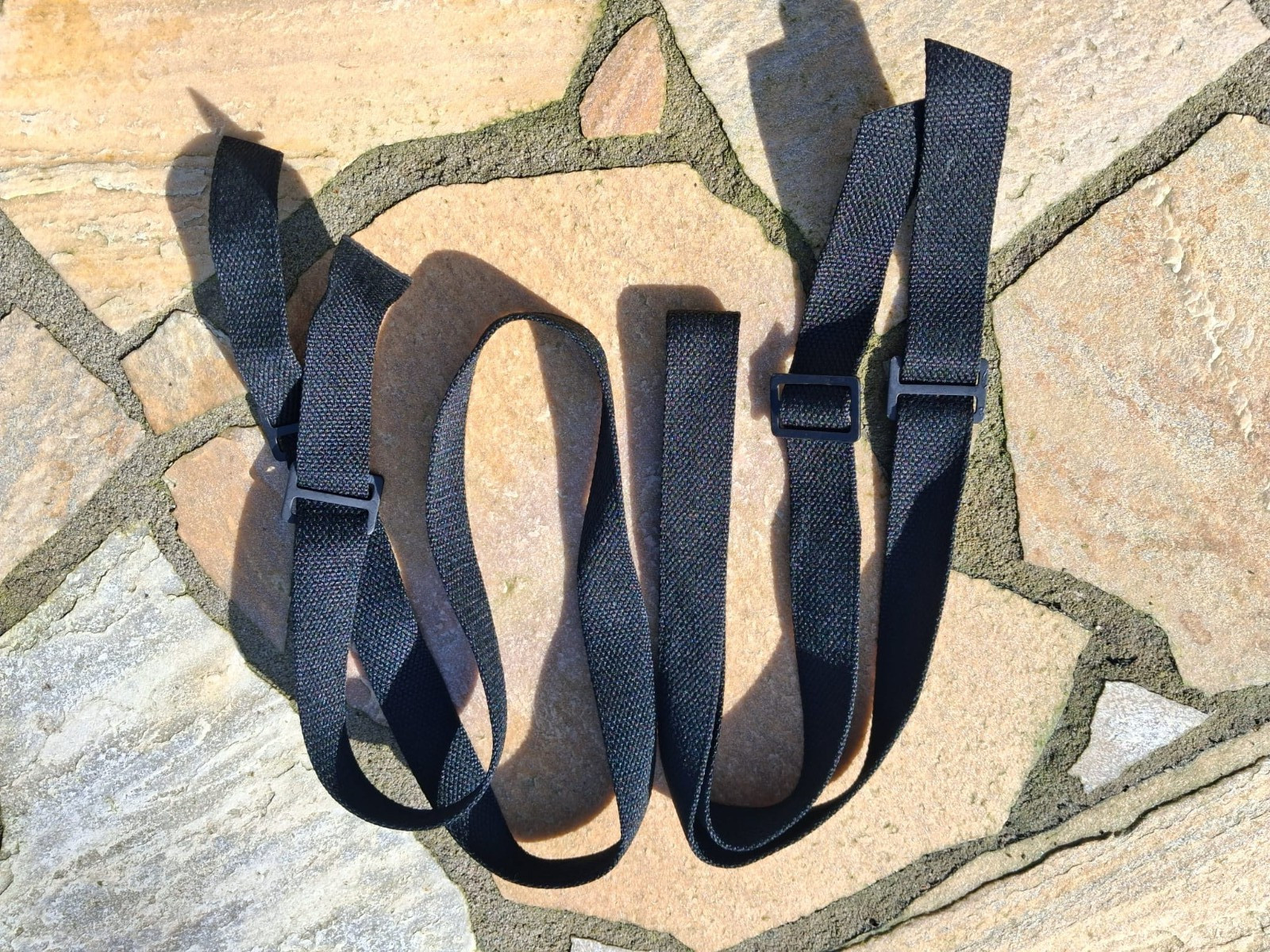 US Military Black Silent Rifle Sling HK set of 2 slings 51" inch 128cm