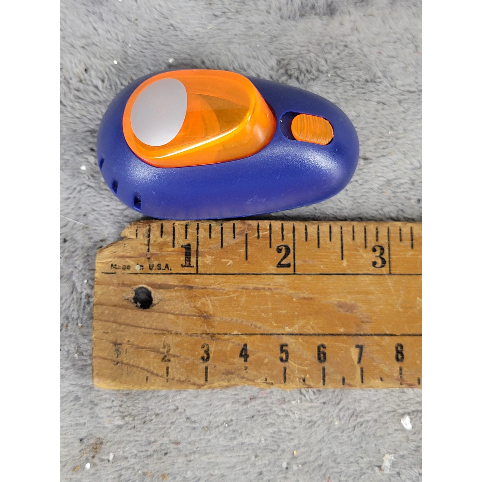 Fiskars Circle Hole Punch Orange Blue Compact Crafting Scrapbooking
