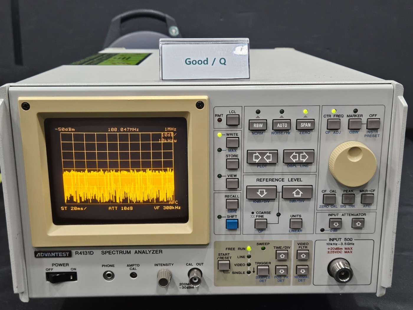 Advantest R4131D 3.5GHz Spectrum Analyzer (0175) Q