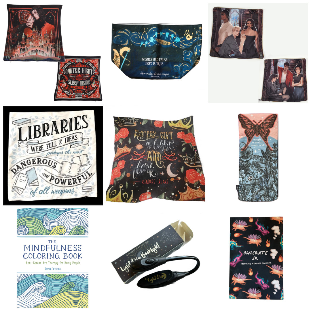 Owlcrate Bookish Fairyloot Illumicrate Curl Up WIth A Good Book Items U Choose