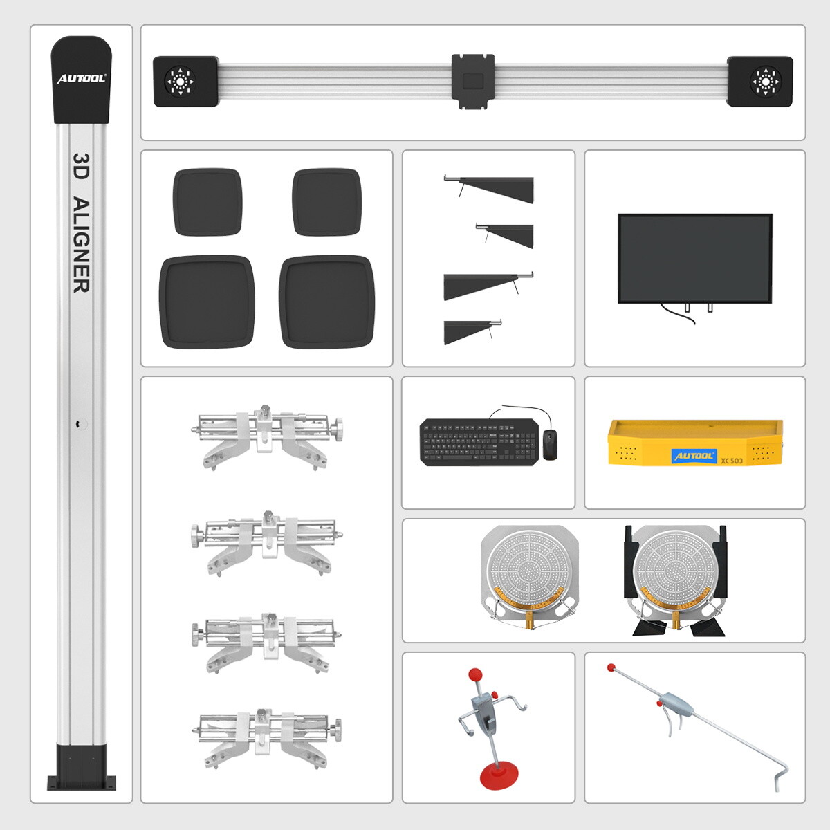 3d Wheel Alignment Machine Wheel Aligner For 4-post Lifts Software Upgrade Print