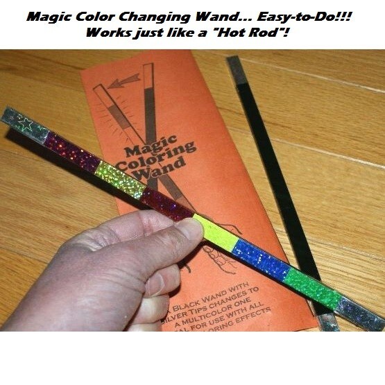 Magic Color Changing Coloring Wand - Works like a Hot Rod Easy-to-Do!!!