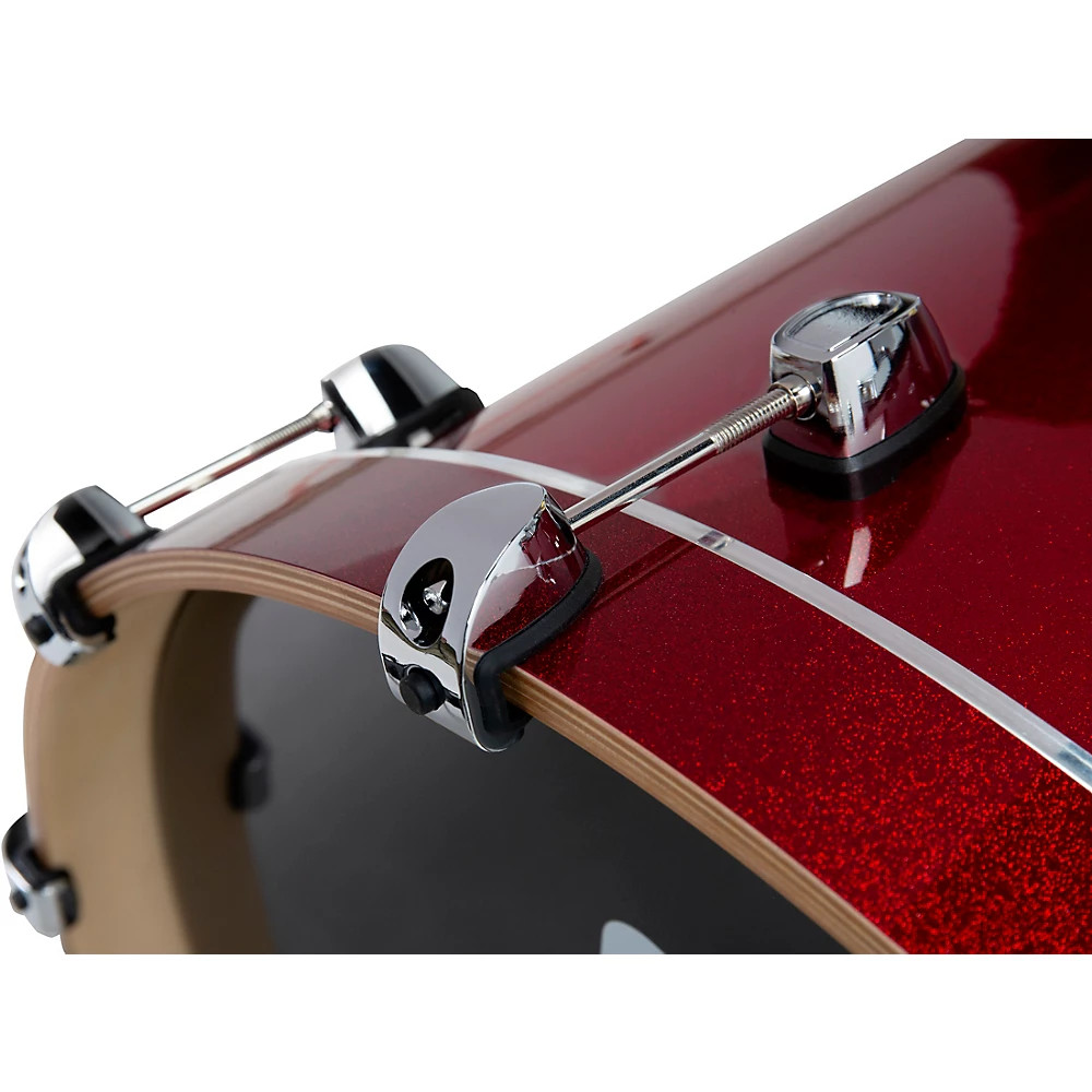 Sound Percussion Labs Velocity 5Piece Shell Pack Ruby Sequin Refurbished