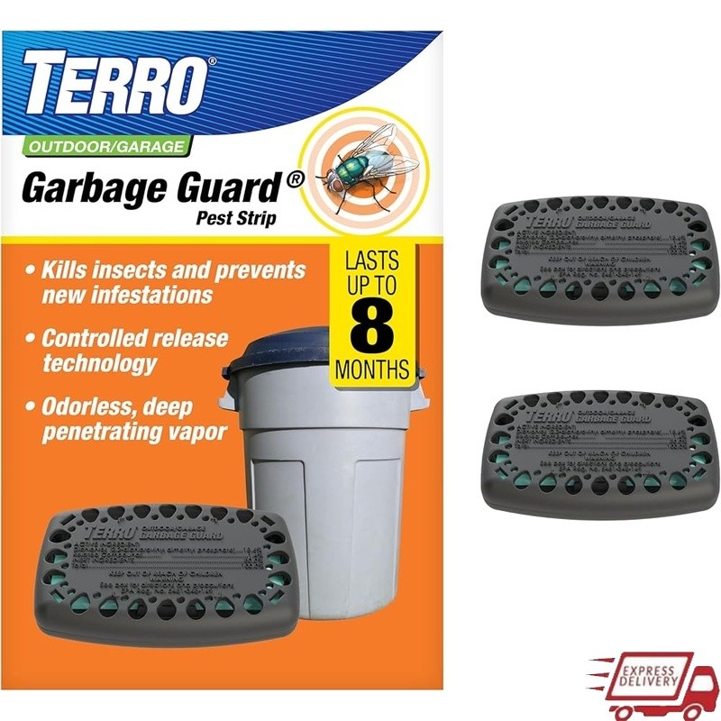 Effective Insect Trap Roaches Flies Gnats Long Lasting Garbage Guard Pods New