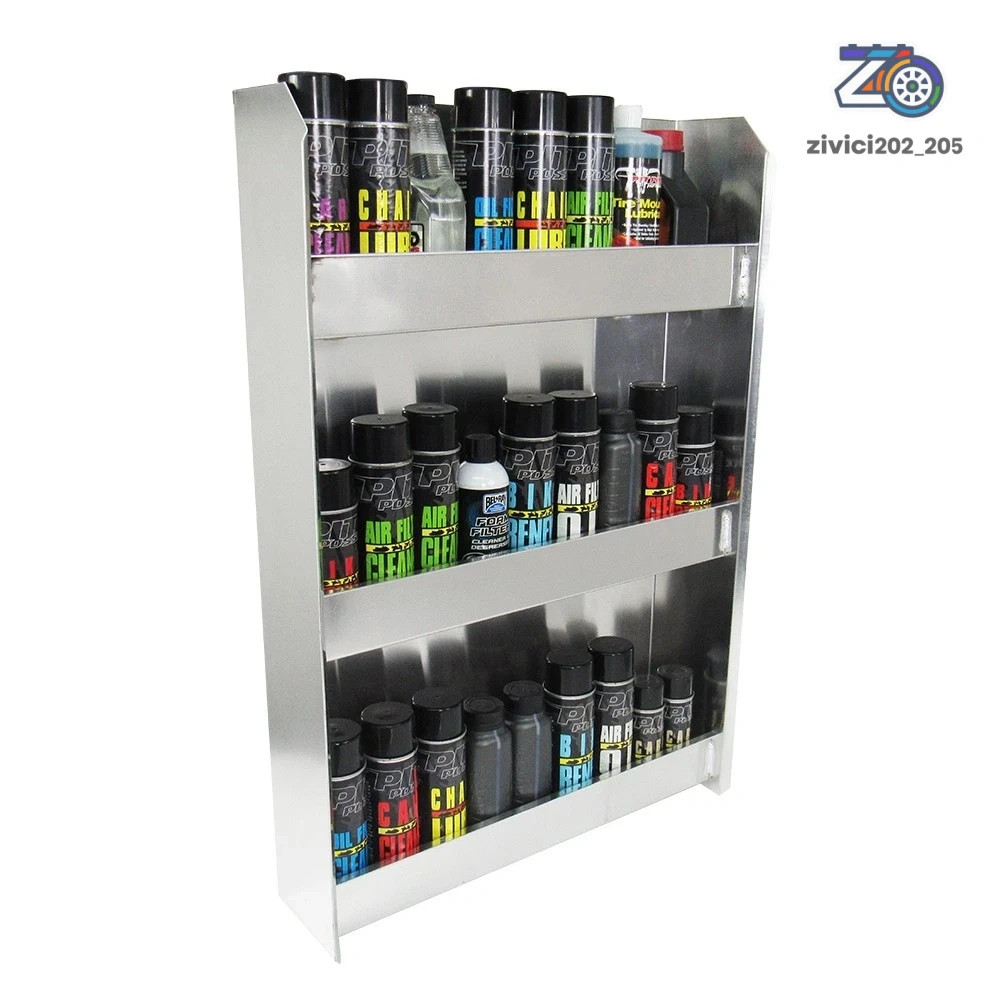Aluminum 24 Aerosol Can Holder Cabinet Shelf 24" X5"X 36" For Garage Trailer