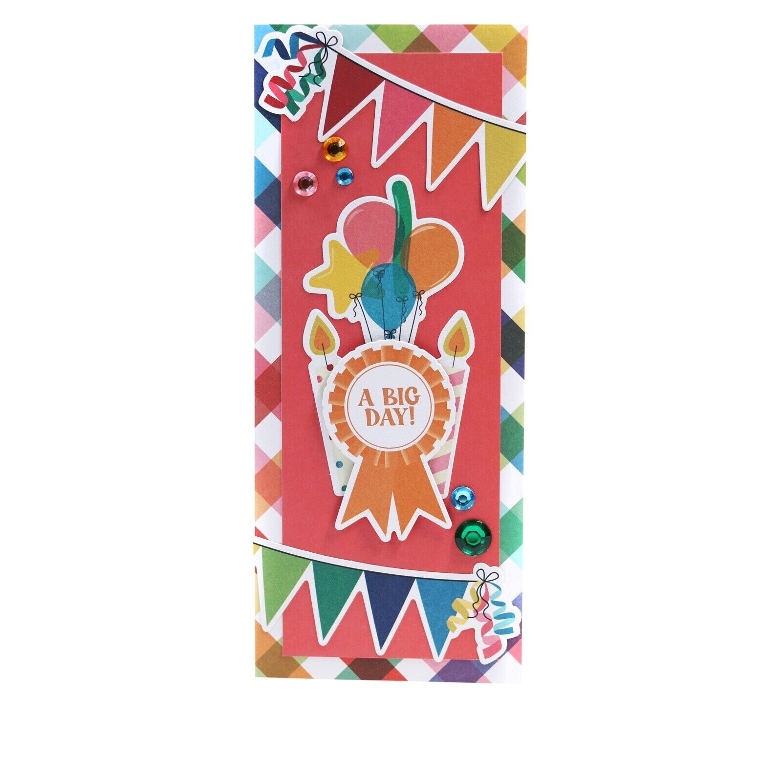 Diamond Press Happy Day Slimline Card Kit New