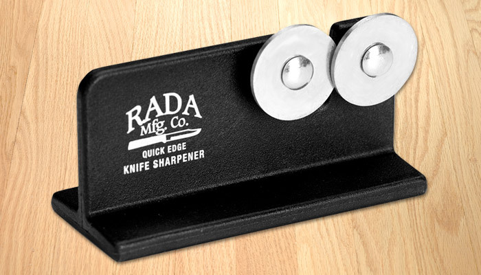 Rada Knife Sharpener R119 USA made sharpen knives quickly Instructions + durable