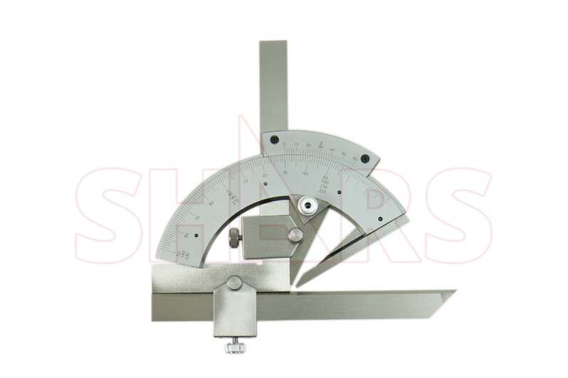 Shars 320 Degrees Universal Bevel Protractor Satin Chromed Stainless 2 Minute S}