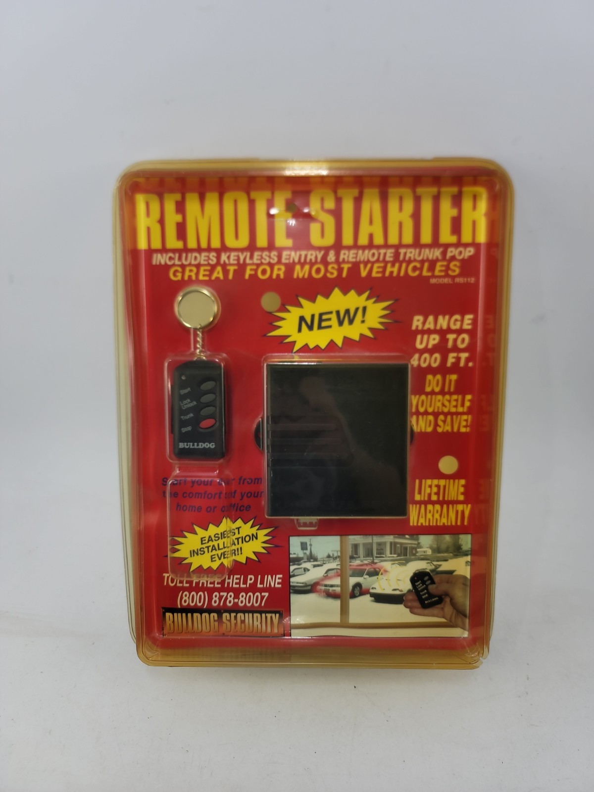 BULLDOG SECURITY Remote Starter, Keyless Entry & Remote RS112 Made In USA 🇺🇸
