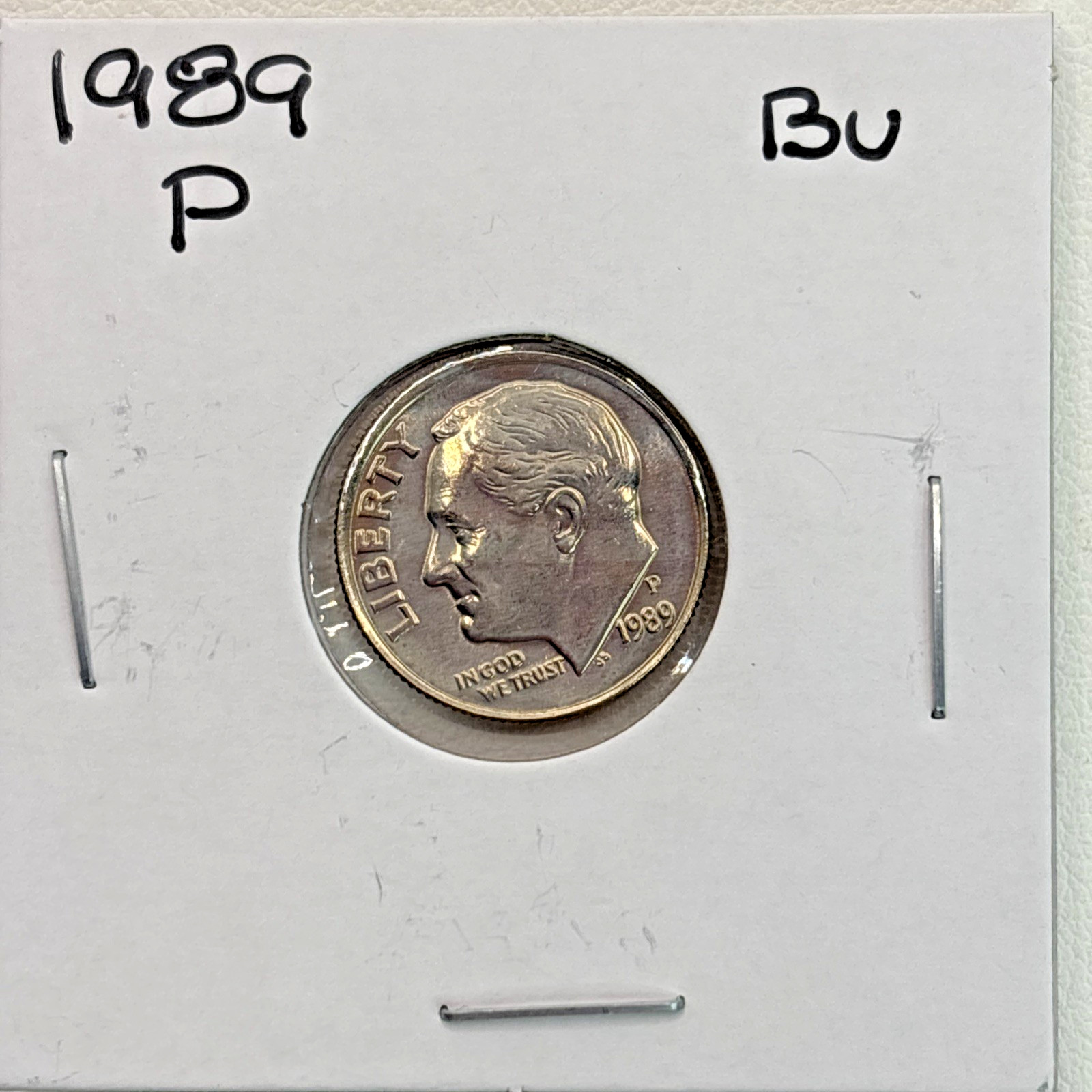 1989-P Roosevelt Dime BU (Brilliant Uncirculated) Philadelphia Mint