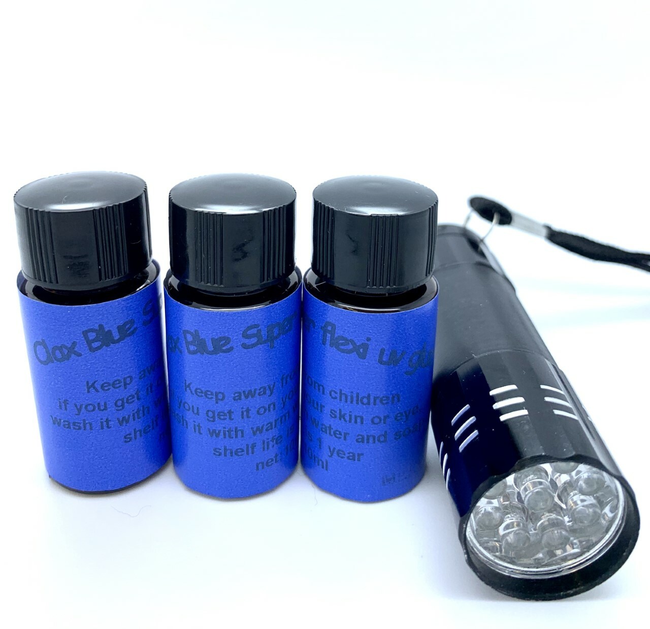 OLAX 30ml Blue super Flexi uv glue,uv torch ALMOST LIKE SOFT RUBBER!!