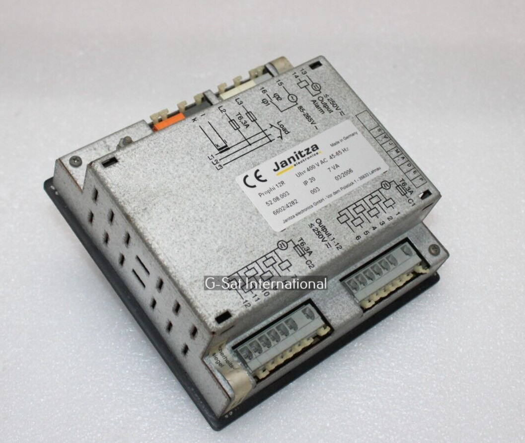 JANITZA PROPHI 12R 52.08.003 REACTIVE POWER CONTROLLER