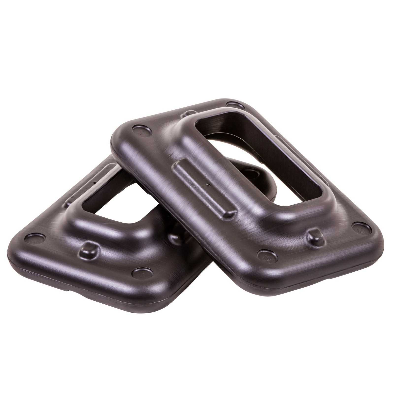 Aerobic Exercise Risers Pair with Nonskid Feet for Step Platforms