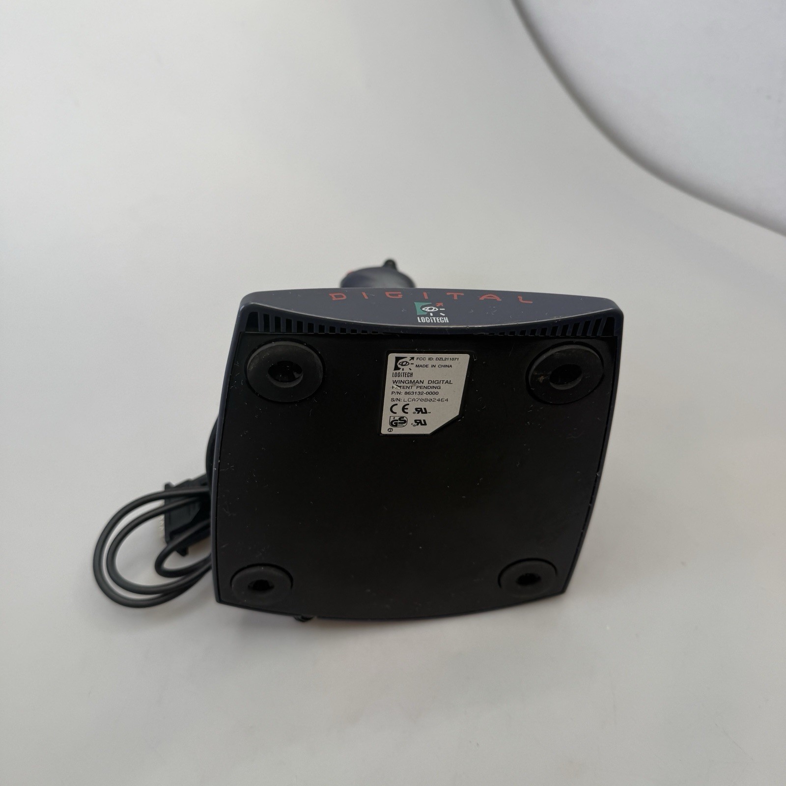 Vintage Logitech Wingman Extreme Digital 3D Joystick 15-Pin PC Flight EUC