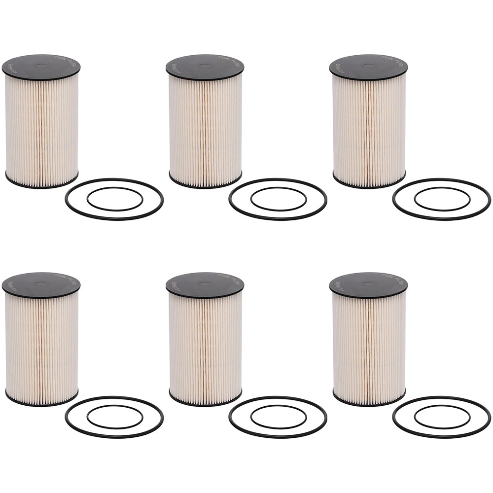 6X PF7779 Fuel Water Separator Filter for Kenworth Cummins ISX15 Detroit Diesel