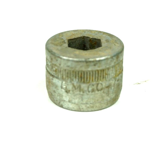 G.M. Co 7/8" 12 Point Shallow 1/2" Hex Drive Socket Vintage