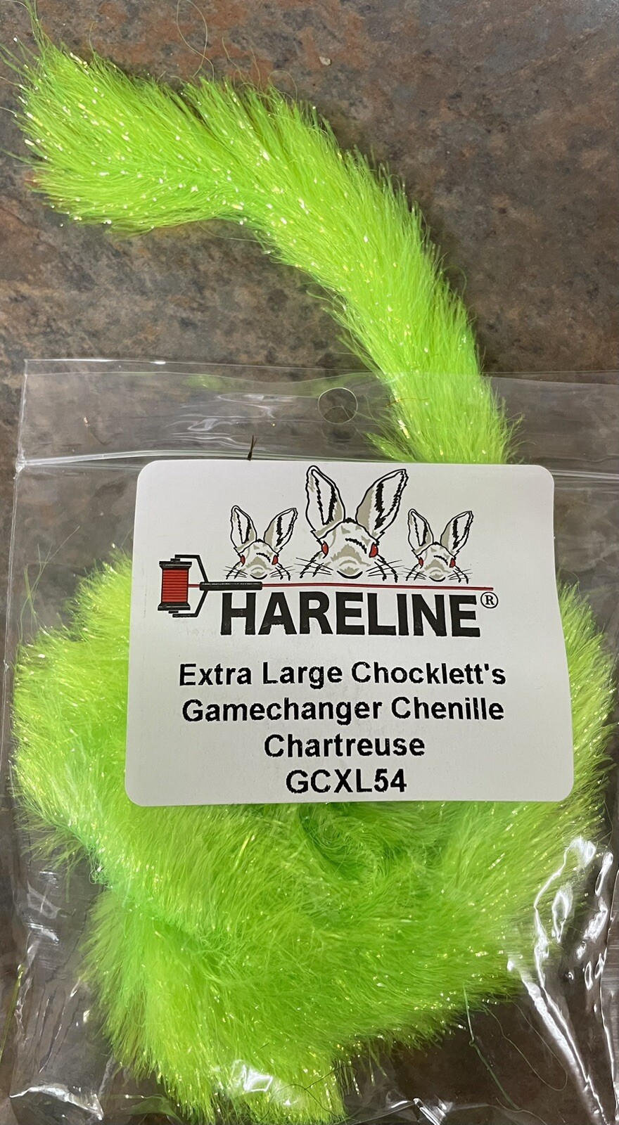 EXTRA LARGE CHOCKLETT'S GAME CHANGER CHENILLE. FLY TYING GAMECHANGERS. 10 COLORS