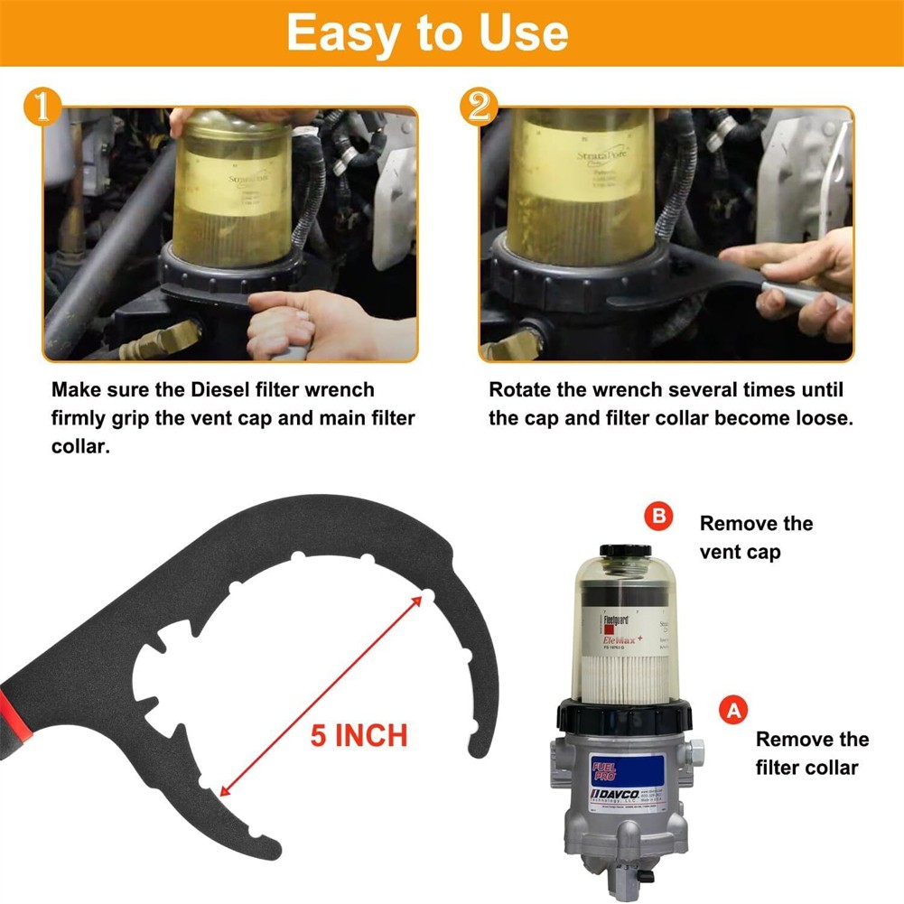 Diesel Filter Wrenches for 5" 61090