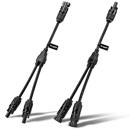 Solar Connectors Y Branch Parallel Adapter Cable Wire 1 Pair M/FF and F/MM