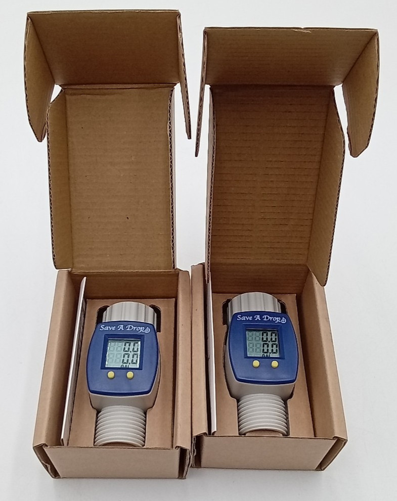 Save A Drop Water Flow Meter Lot of 2