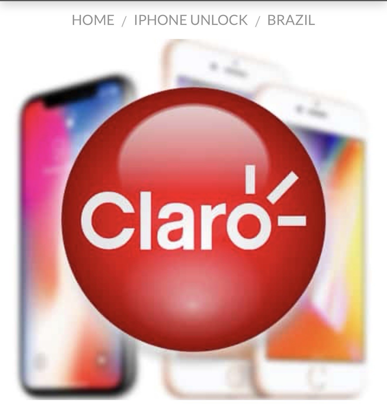Unlock Service For iphone Claro up to 13 Series ALL MODELS