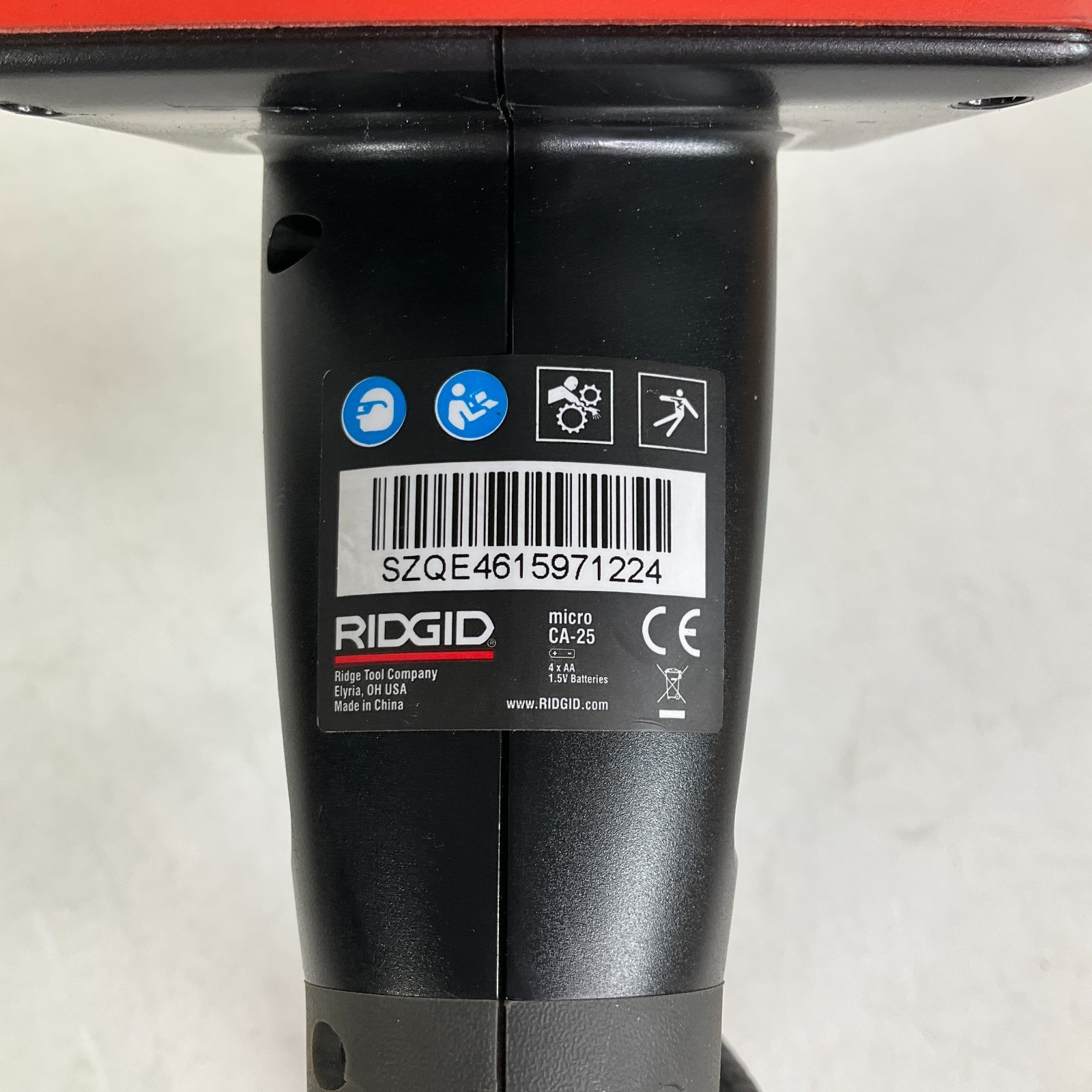 RIDGID Micro CA-25 Digital Handheld Inspection Camera With LED Light 40043