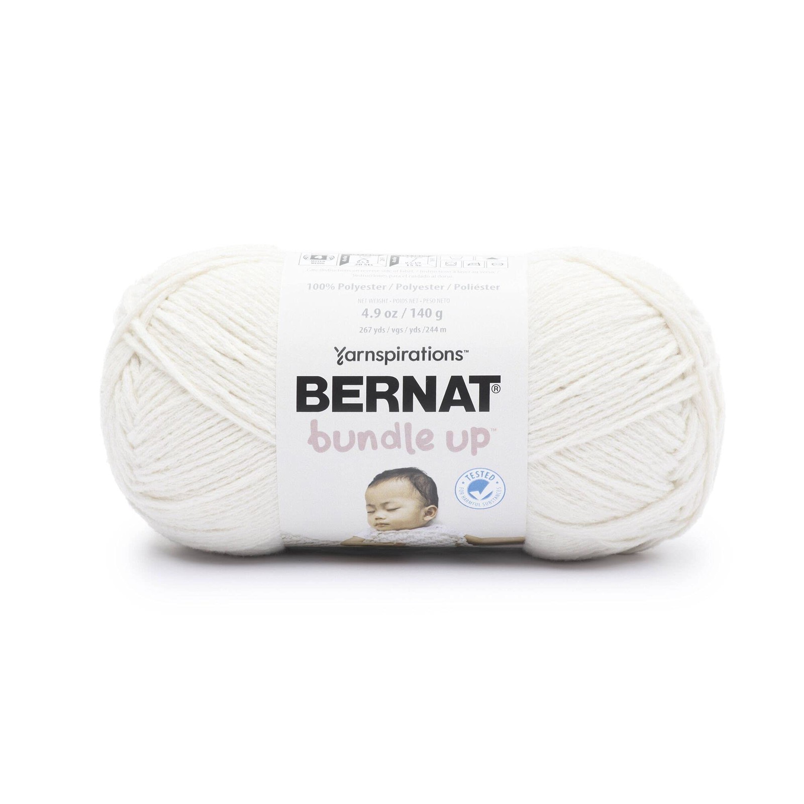 1 PCS Bundle UP SB Solids Yarn 140g Marshmallow Skein