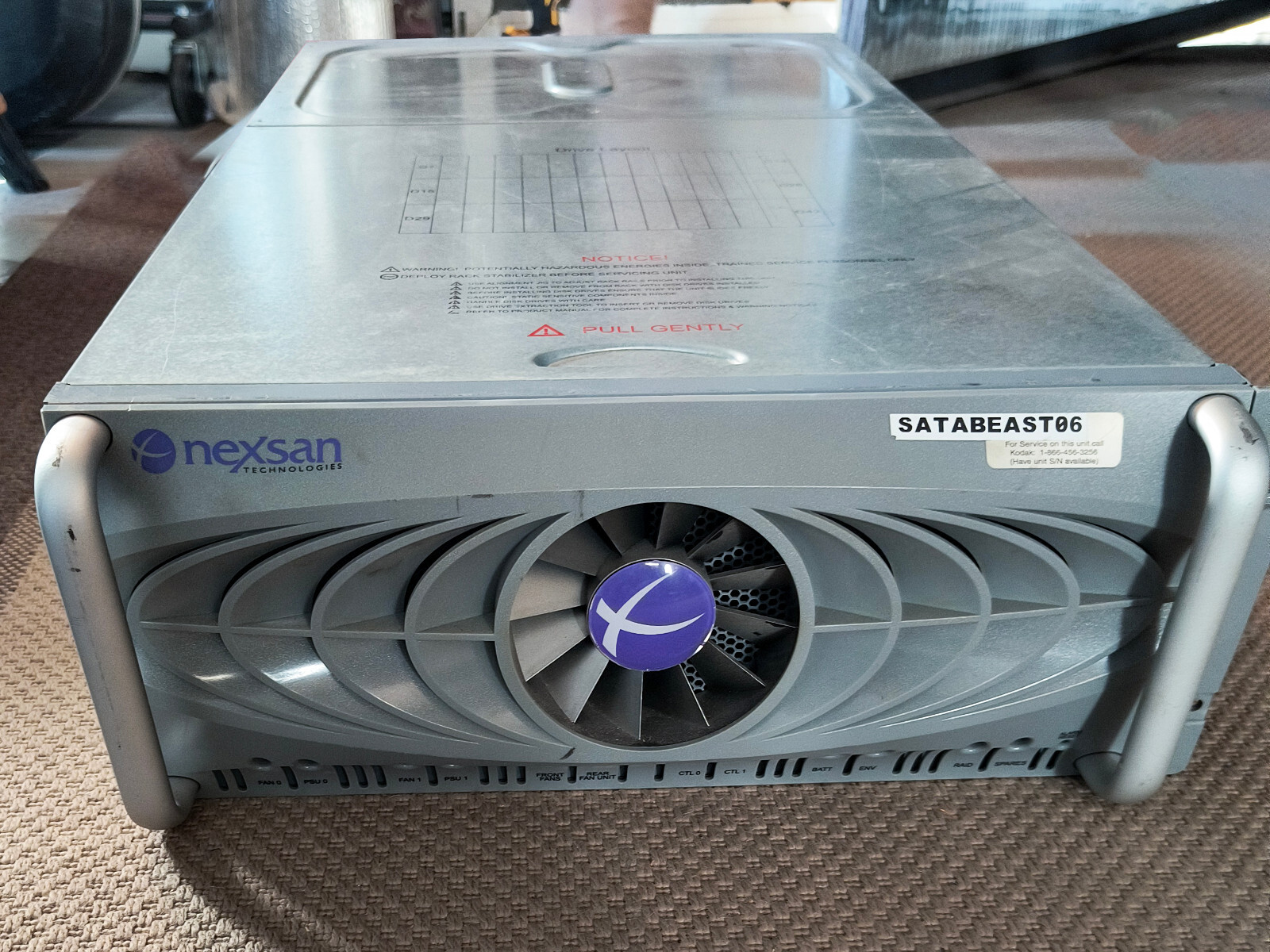 Nexsan SataBeast SAN Storage System SAS FC / iSCSI 2x 4GB Controllers No HDD