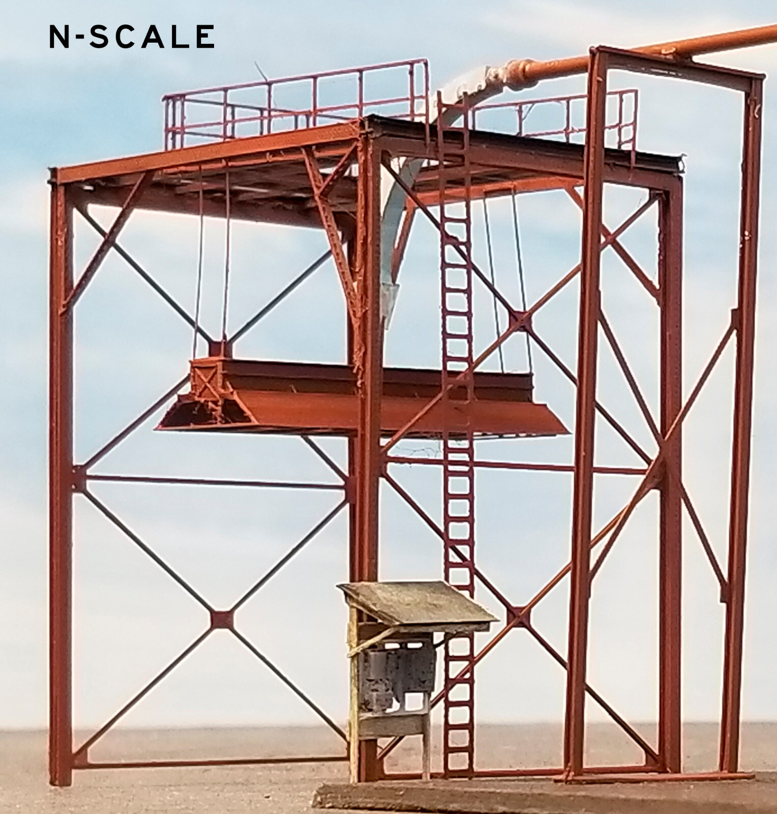 WOOD CHIP LOADER, N-SCALE, KIT, Highly Detailed, Lumber Scene, Low$Ship, N Scale