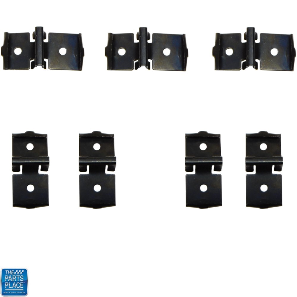 1964-1967 El Camino Bed Side Rail Clip Hardware Set - of 7 EACH New