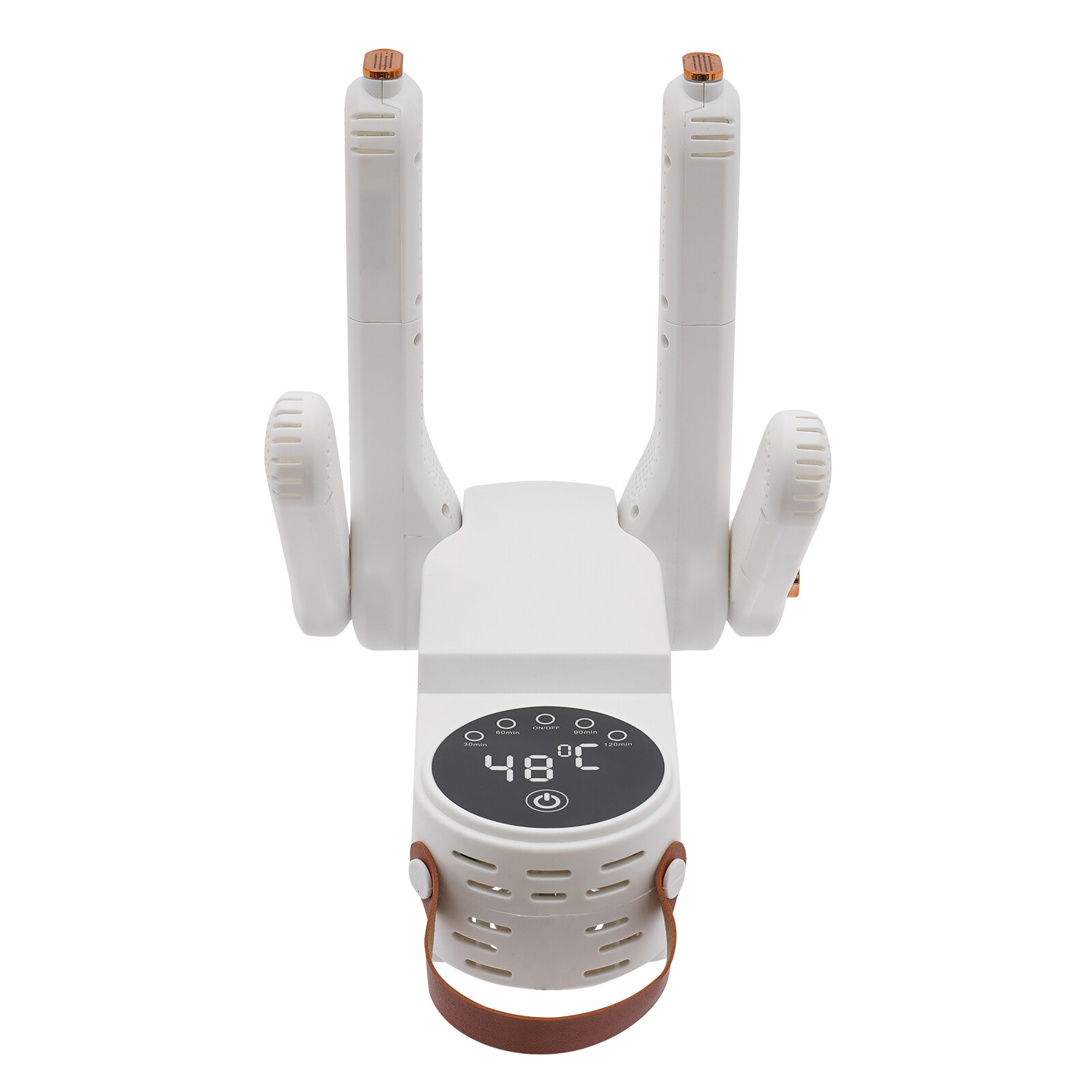 Electric Boot and Shoe Dryer with Timer, 150W, 360° Drying, White