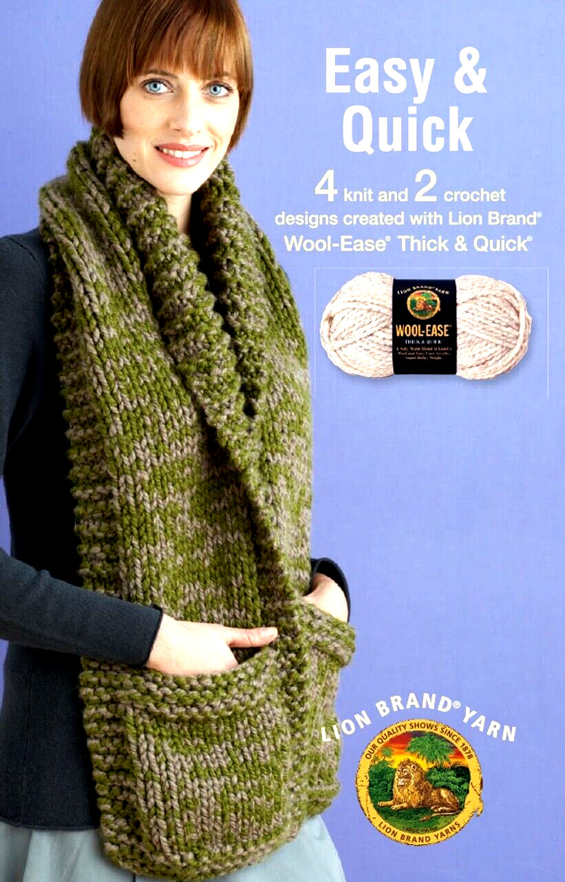 Easy & Quick ~ 4 Knit & 2 Crochet Designs