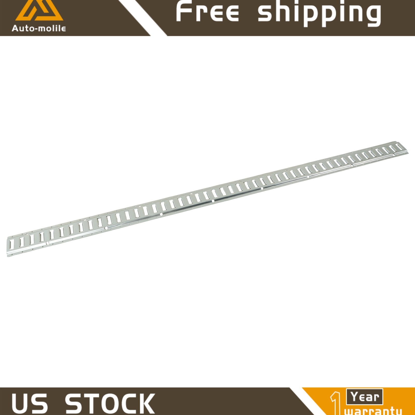 8 Pack Heavy Load E Track Tie Down Rail System 8' High Quality Horizontal Steel