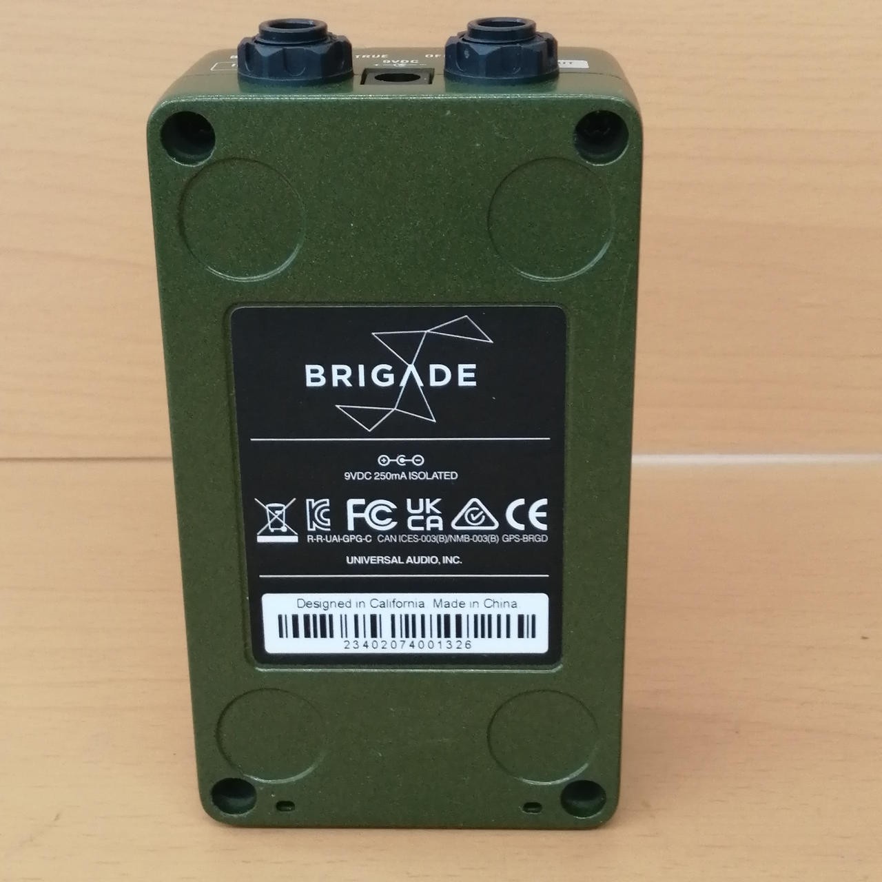 UAFX Brigade Effector Guitar Pedal Effects 1MΩ Input 500Ω Output Used