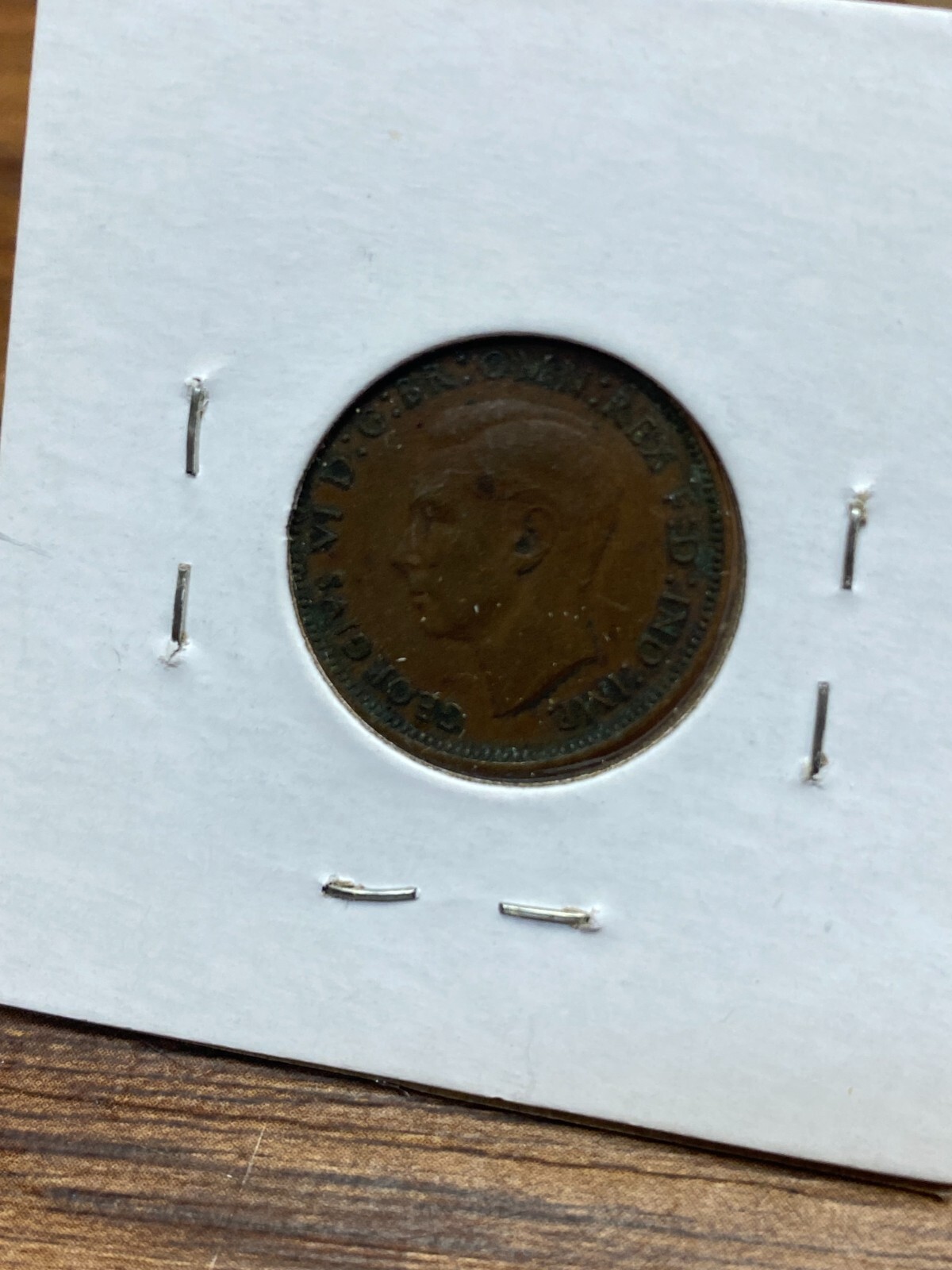 STORAGE UNIT FIND 1937 British 1 Farthing WREN Coin