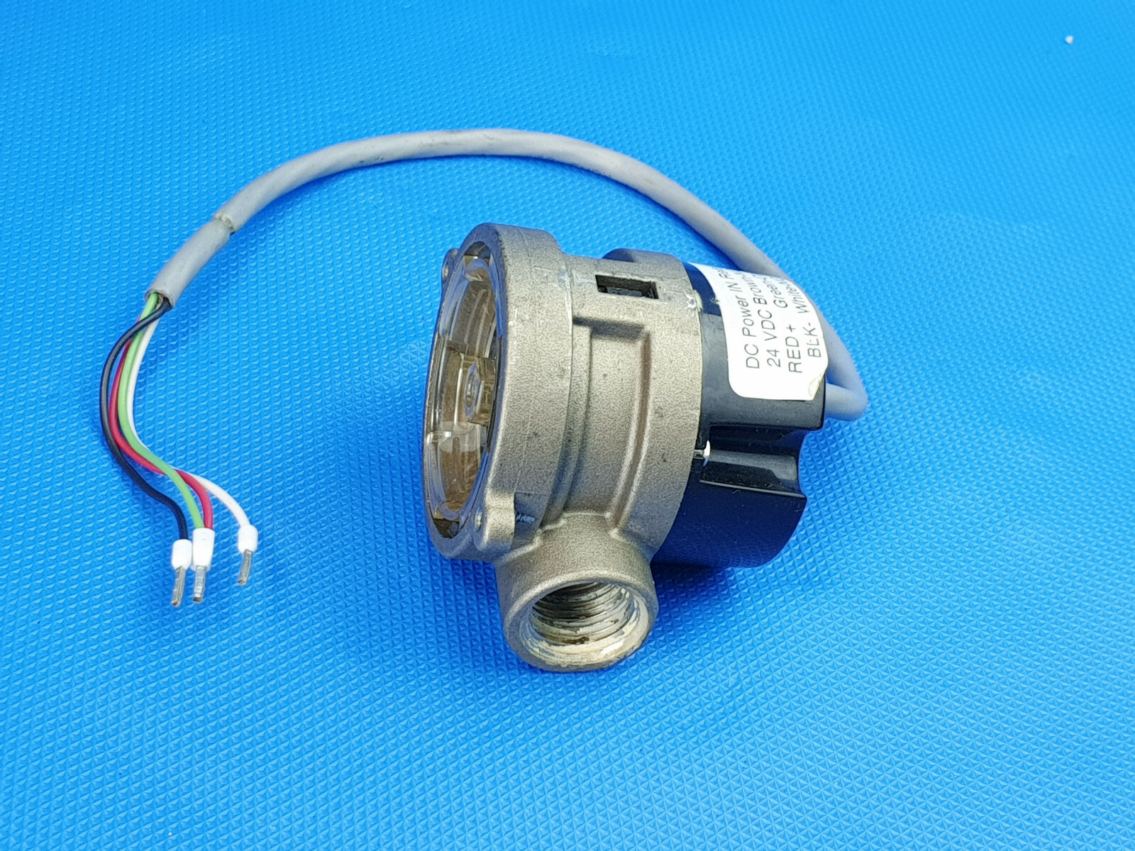 Gems Sensors Rotor Flow RFS Series Brass Sensor Switch 24 VDC Faulty!!!