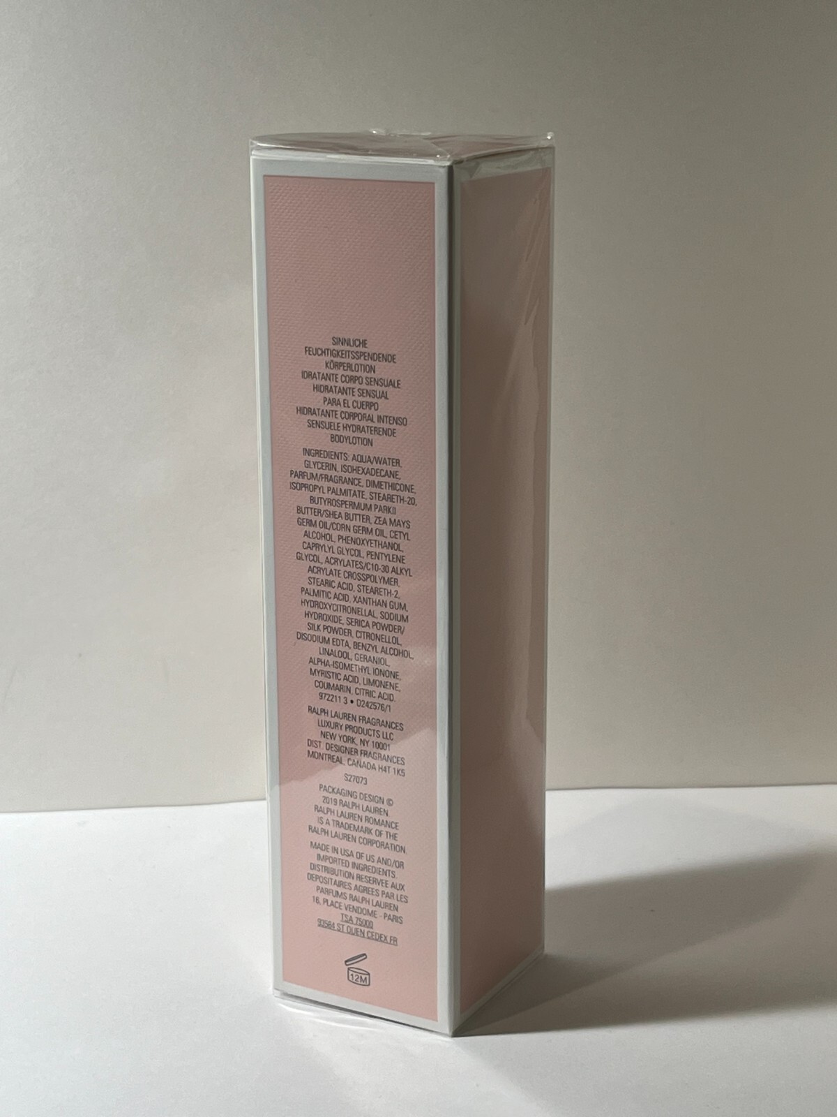 Ralph Lauren Romance Women 6.7oz Sensuous Body Moisturizer New In Box Sealed