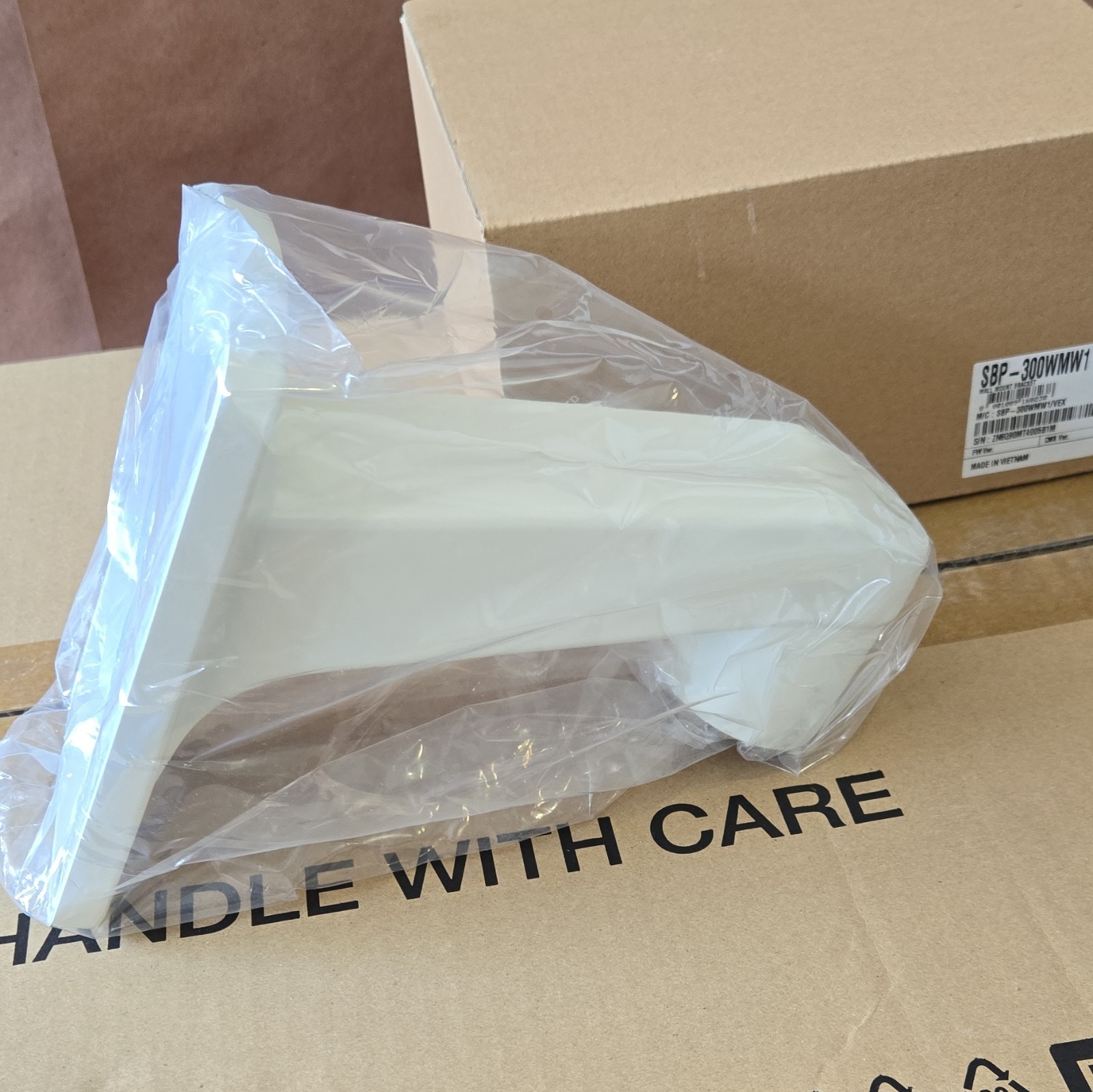 Hanwha Techwin SBP-300WMW1 White Wall Mount Bracket for Wisenet