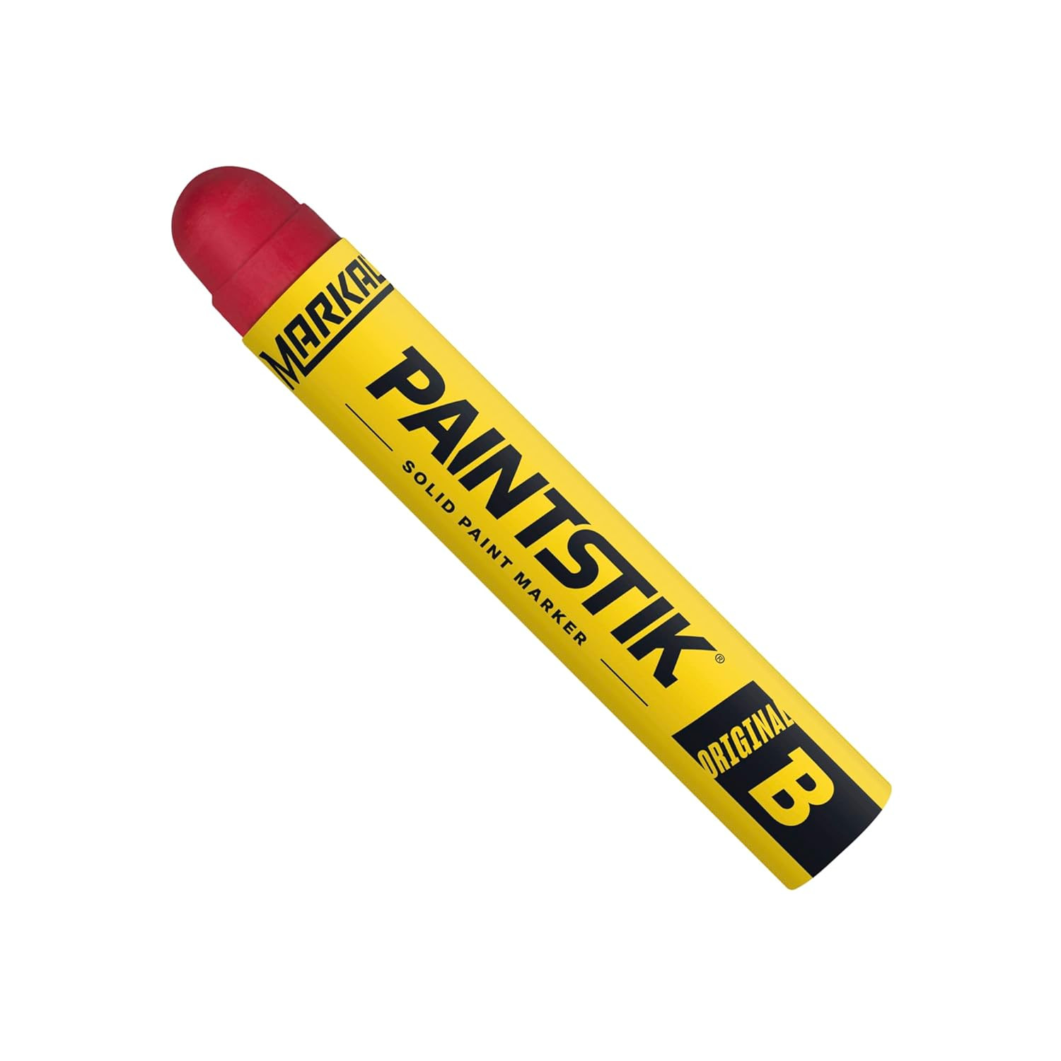 Markal 80222 B Paintstik Solid Paint Ambient Surface Marker, Red (Pack of 12),