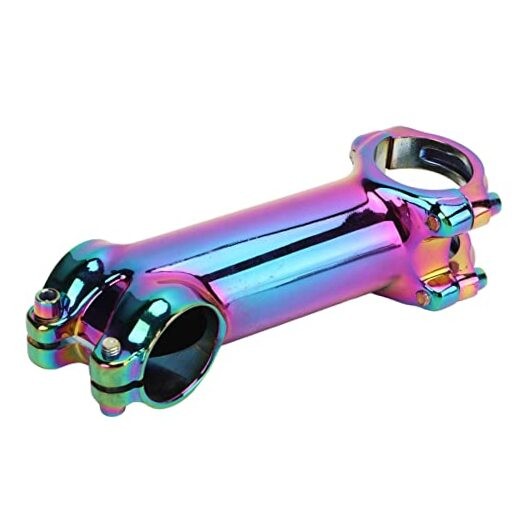 Bike Handlebar Stem 31.8mm 100mm Length, Aluminum Alloy Handlebar 17 Degree