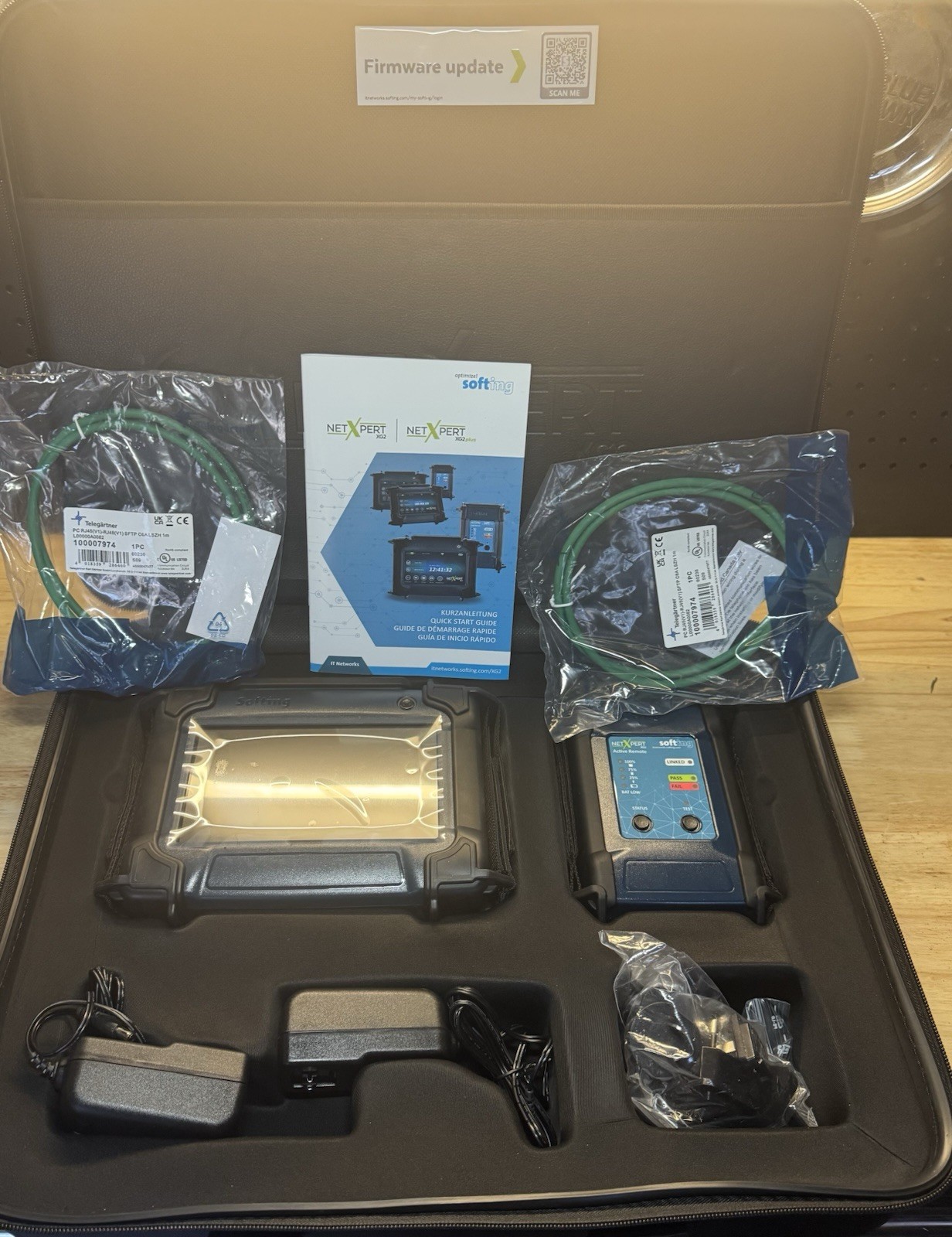 Softing NetXpert XG2 Performance Tester 10Gb/s Ethernet Copper/Fiber Qualifier